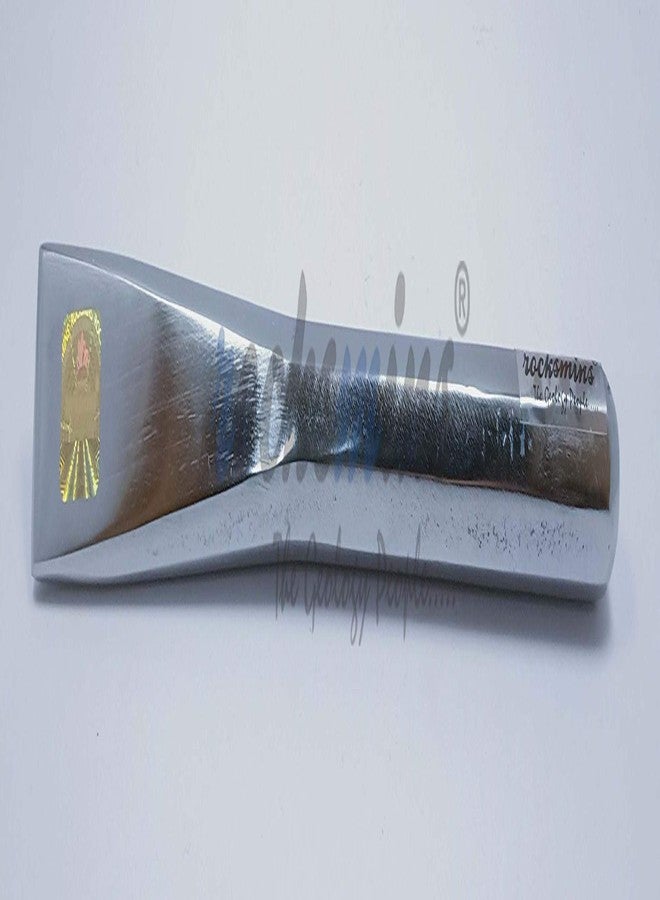 Rocksmins Geological Rock Chisel Nickel Plated Cutting Edge Octogonal Forged Single Piece Nickel Finish for Geologists Civil Engineers Professors Teachers Students - Image 5